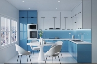 Báo giá thi công cánh kính tủ bếp Sài Gòn đẹp sang trọng